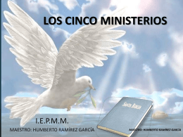 LOS CINCO MINISTERIOS