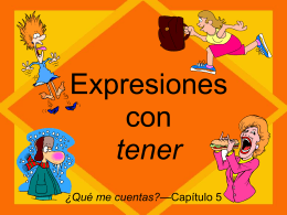 tener idioms - Scots Spanish 1
