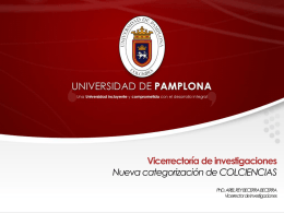 Institucional - Universidad de Pamplona