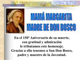 Mama Margarita, Madre de Don Bosco