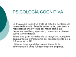Psicologia Cognitiva y Lectura