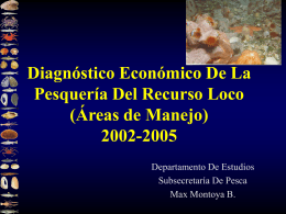 Diagnóstico económico de la pesquería del recurso loco 2002-2005