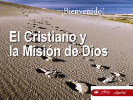 El Cristiano y la Misión de Dios ANIMATION