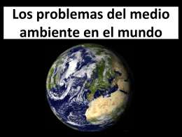 Los problemas del medio ambiente en España
