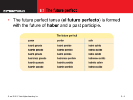 9.1 The future perfect