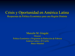 Mucha Tormenta y Poco Paragua: Politica Economica, Pobreza y