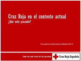 Qué está pasando? - Cruz Roja Española