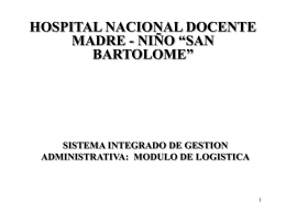 Presentación Hospital San Bartolomé I Parte