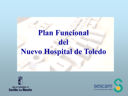 Planificación Funcional Nuevo Hospital de Toledo