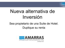 INVERTIR EN SUITES DE HOTEL