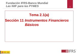 Tema 2.1(a) Sección 11 Instrumentos Financieros