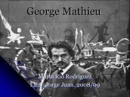 George Mathieu - IES JORGE JUAN / San Fernando