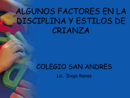 Disciplina en Casa - Colegio San Andrés