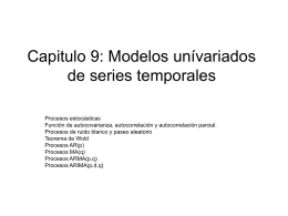 Capitulo 8: Introducción a modelos de series temporales