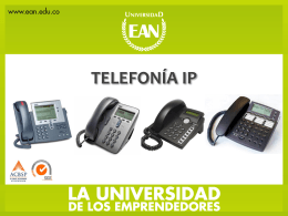 telefonía ip - Universidad EAN