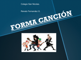 FORMA CANCIÓN - WordPress.com