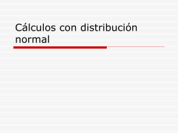 Cálculos con distribución normal (Formulas)