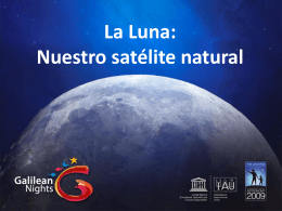 La Luna - Año Internacional de la Astronomía 2009 en España