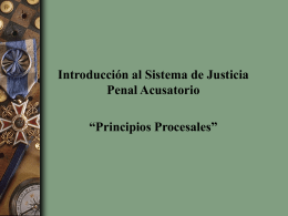 Principios Procesales - Poder Judicial del Estado de Coahuila