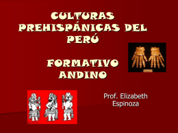 culturas prehispánicas del perú formativo inicial o temprano