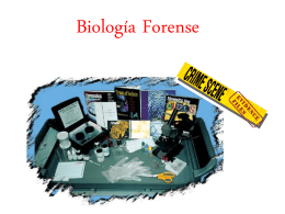 Qué es un Biólogo Forense?