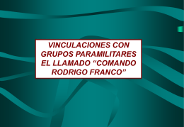Comando Rodrigo Franco - Congreso de la República del Perú