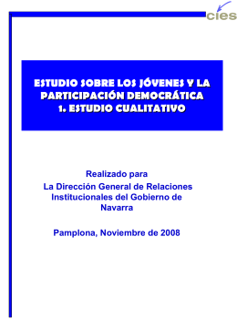 iii.4 canales de participación de los jóvenes en la democracia