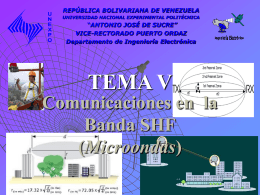 Banda SHF - Sistemas de Comunicaciones Electrónicas y sus Areas