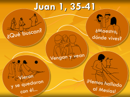 Juan 1, 35-41
