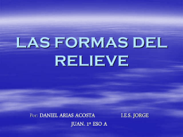 Las formas del relieve  - IES JORGE JUAN / San Fernando