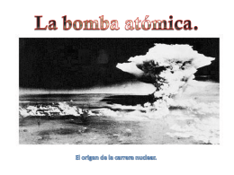Ppt sobre la bomba atómica. - Instituto Bachiller Sabuco