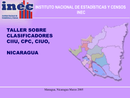 inclusiones en el cuonic - Instituto Nacional de Estadísticas