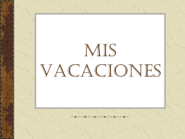 MIS VACACIONES - WordPress.com