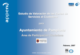 INFORME DE RESULTADOS - Ayuntamiento de Pamplona