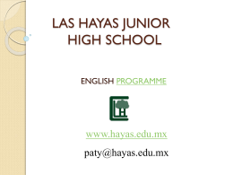 LAS HAYAS JUNIOR HIGH SCHOOL