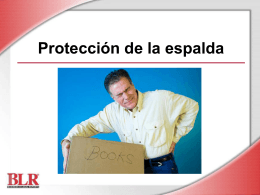 Protección de la espalda (Back Safety_SE)
