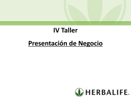 Taller IV Presentacion del Negocio (MX)