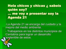 Agenda 21 para niños