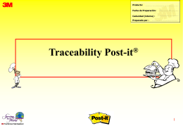 Presentacion Traceability Postit