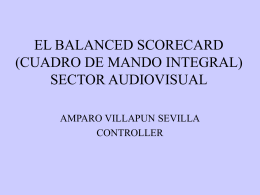 EL BALANCED SCORECARD (CUADRO DE MANDO INTEGRAL