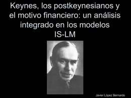 Keynes y el motivo financiero: un análisis