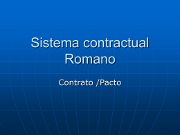 Sistema contractual Romano