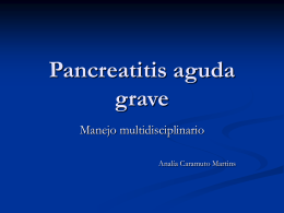 Pancreatitis aguda grave