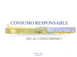 CONSUMO RESPONSABLE - Contenidos Educativos Digitales
