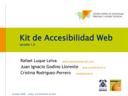 Kit de Accesibilidad Web (KAW)