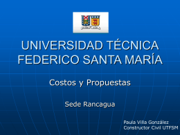 Costos Variables - Ramos UTFSM - Universidad Técnica Federico