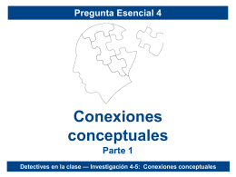Conexiones conceptuales - Epidemiology Education Movement