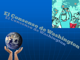 El nombre "Consenso de Washington"