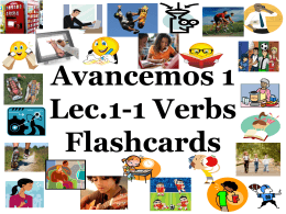 Regular –AR verbs Flashcards