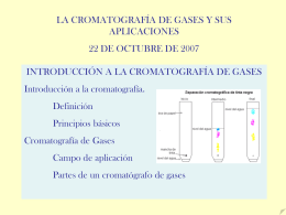 Cromatografía de gases